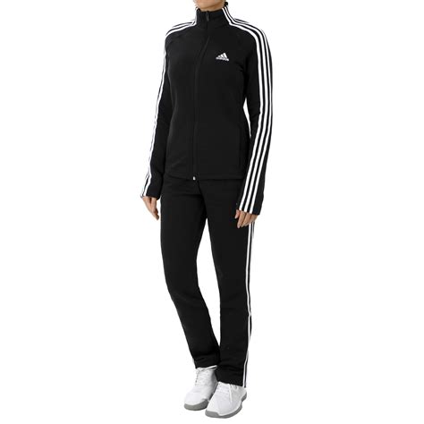 adidas trainingsanzug schwarz weiß damen|Trainingsanzug für Damen begeistert mit Qualität .